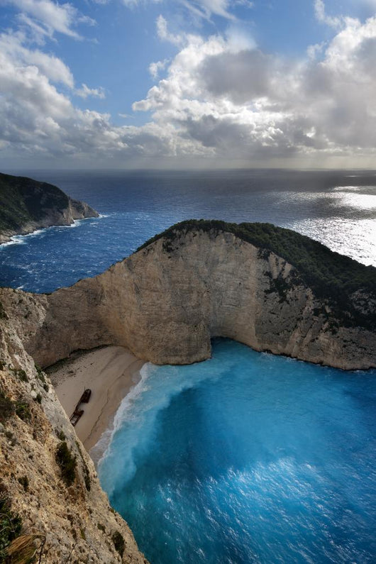 Navagio Beach in Zakynthos Island (greece) Wall Mural