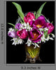 Vase of Beautiful Tulips Flowers and Snowdrops Wall Mural