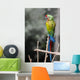 Macaw Beautiful Sitting on Branch Wall Mural