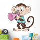 Cartoon Monkey Playing a Trumpet Wall Decal