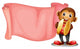 Pink Empty Banner with Wall Mural
