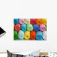 Set Colored Towels White Wall Decal
