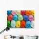 Set Colored Towels White Wall Decal