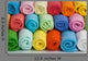 Set Colored Towels White Wall Decal