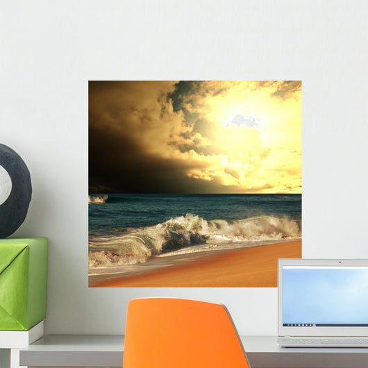Wave Wall Mural