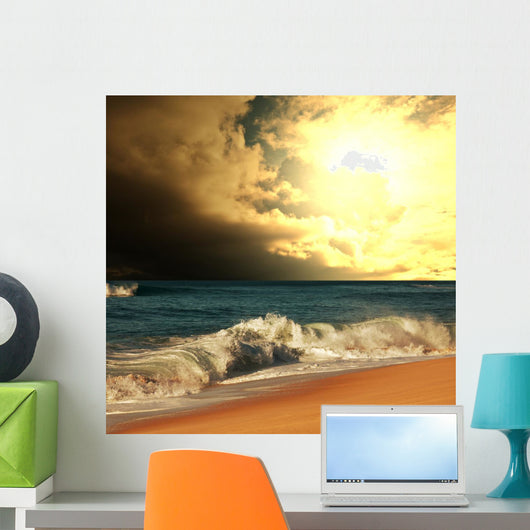 Wave Wall Mural