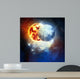 Image of Planets in Space Wall Mural