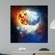 Image of Planets in Space Wall Mural