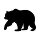 Bear Silhouette Wall Decal