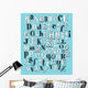 Hand Draw Alphabet Wall Mural