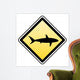 warning shark attack! Wall Decal