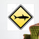 warning shark attack! Wall Decal