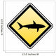 warning shark attack! Wall Decal