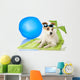 Beach Bound Dog Wall Decal