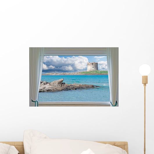 Clouds over La Pelosa Wall Mural