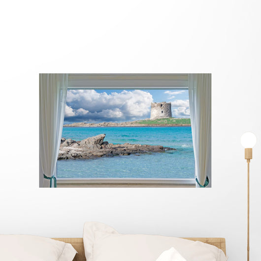 Clouds over La Pelosa Wall Mural