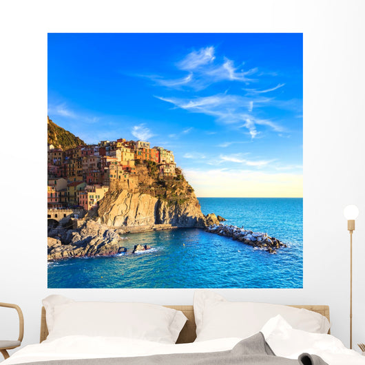 Manarola Village Rocks and