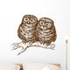 Owls Branch Wall Decal