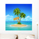 Wooden Signpost Tropical Island
