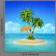 Wooden Signpost Tropical Island
