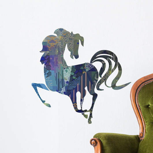 Dancing Zodiac Horse Wall Decal