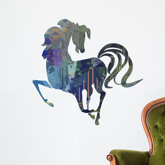 Dancing Zodiac Horse Wall Decal