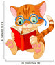 Cute Kitten Education Wall Decal