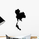 detailed map of Thailand Wall Decal