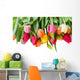 spring tulips border Wall Decal