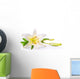 art easter lily flower isolated on white background Wall Decal
