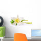 art easter lily flower isolated on white background Wall Decal