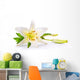 art easter lily flower isolated on white background Wall Decal