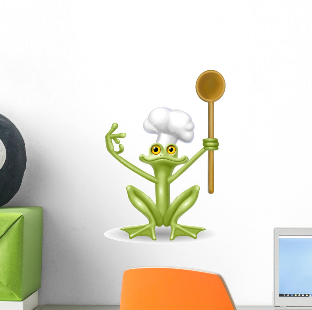 Frog Cook Wall Decal - WallMonkeys.com – Wallmonkeys