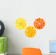 Yellow And Orange Gerbers Wall Decal
