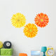 Yellow And Orange Gerbers Wall Decal