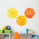 Yellow And Orange Gerbers Wall Decal