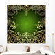Green-gold Vintage Floral Easter