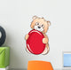 Teddy Bear Easter Wall Decal