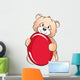 Teddy Bear Easter Wall Decal