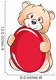 Teddy Bear Easter Wall Decal