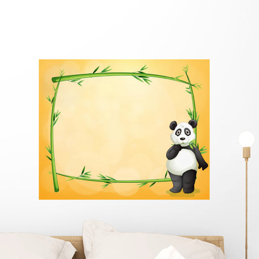Panda Standing Right Side Wall Mural