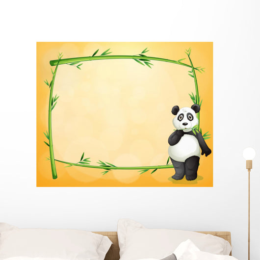Panda Standing Right Side Wall Mural