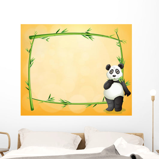 Panda Standing Right Side Wall Mural