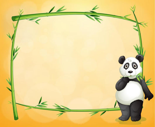 Panda Standing Right Side Wall Mural