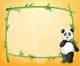 Panda Standing Right Side Wall Mural