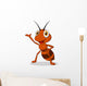 Cute ant cartoon waving Wall Decal