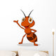 Cute ant cartoon waving Wall Decal