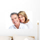 Happy senior couple. Wall Decal
