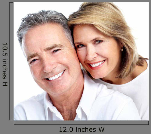 Happy senior couple. Wall Decal
