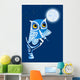 Night Owl Writer Wall Mural